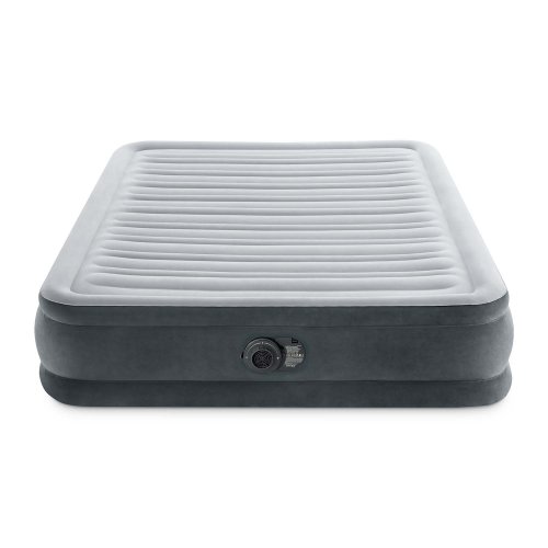 Intex 67768ND Nafukovacia matrac s integrovanou elektrickou pumpou 191 x 137 x 33 cm, sivá
