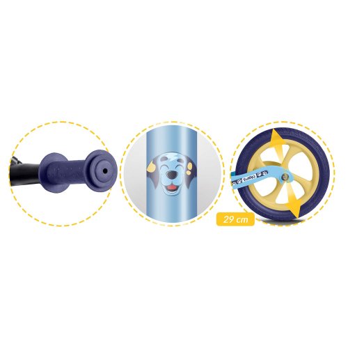 Ricokids 760505 Dětské odrážedlo FUNNU, modré