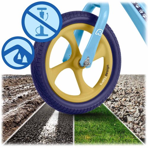 Ricokids 760505 Dětské odrážedlo FUNNU, modré