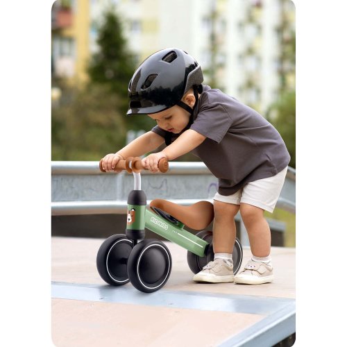 Ricokids 760601 Tříkolové odrážedlo pro děti, zelené 