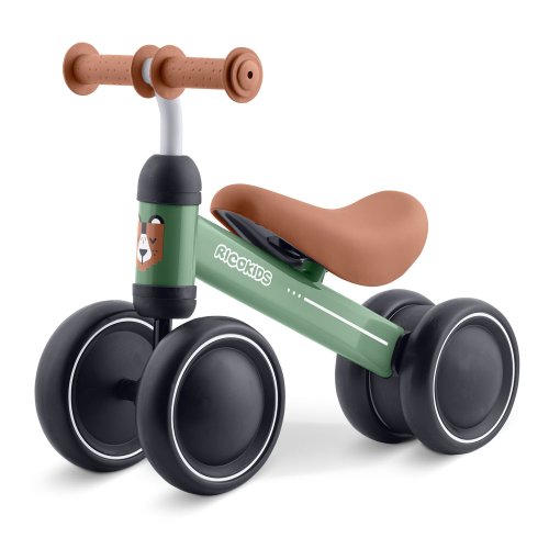 Ricokids 760601 Tříkolové odrážedlo pro děti, zelené 