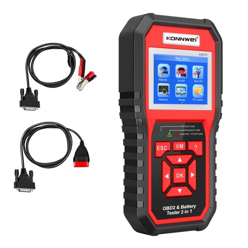 Konnwei KW870 Diagnostický skener a tester baterií OBD2 
