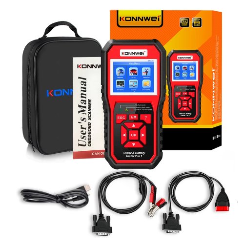 Konnwei KW870 Diagnostický skener a tester baterií OBD2 