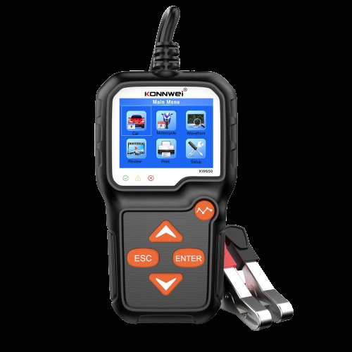 Konnwei KW650 Měřič baterií 6 - 16 V, LCD