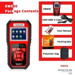 Konnwei KW850 Diagnostický měřič, skener OBD2