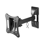 Cabletech UCH0200 Nástěnný držák na TV 13-27, LPA51-111, černý