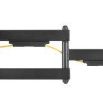 Cabletech UCH0205 Nástenný držiak pre televízory s uhlopriečkou 37-70", LPA49-463D, čierny