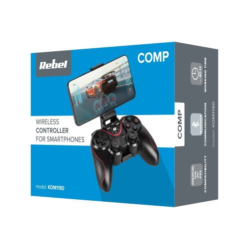 Bezdrôtový gamepad Rebel KOM1180 pre smartfóny a tablety