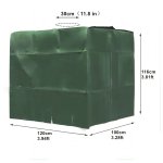 RealG RC-K-1251 Ochranný obal na IBC nádrž 1000 l, zelený