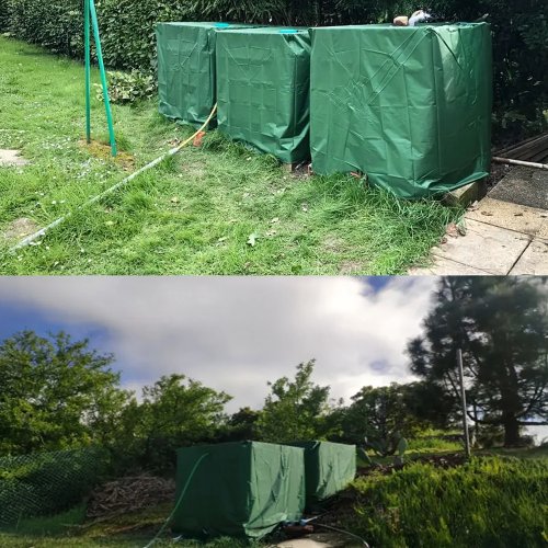 RealG RC-K-1251 Ochranný obal na IBC nádrž 1000 l, zelený