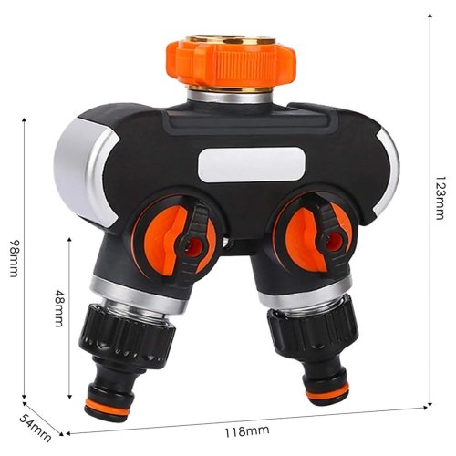 RealG RC-K-2164 Dvojcestný odbočovač s 2 ventilmi