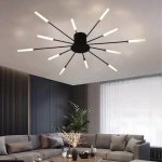 RealG 1244 Stropní LED lustr Ohňostroj 12 W, 220 V, 1350 lm, 12 ramen