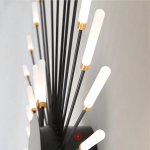 RealG 1244 Stropní LED lustr Ohňostroj 12 W, 220 V, 1350 lm, 12 ramen