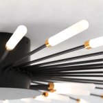 RealG 1244 Stropní LED lustr Ohňostroj 12 W, 220 V, 1350 lm, 12 ramen