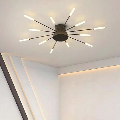 RealG 1244 Stropní LED lustr Ohňostroj 12 W, 220 V, 1350 lm, 12 ramen