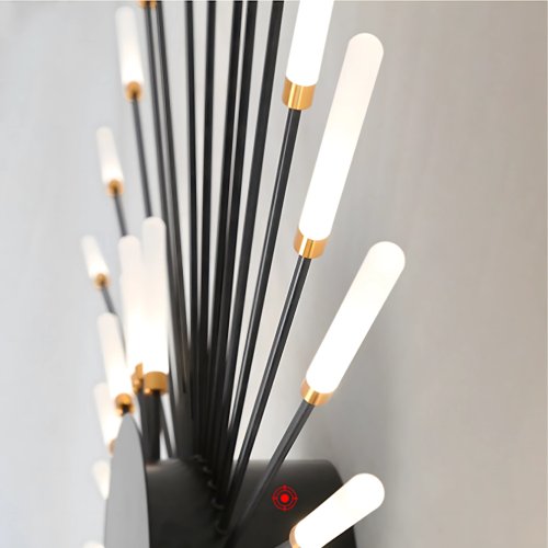 RealG 1244 Stropní LED lustr Ohňostroj 12 W, 220 V, 1350 lm, 12 ramen