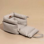 RealG RC-K-2034 Autosedačka a transportní taška pro psa/kočku 55 x 50 cm, béžová