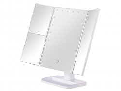 Verk Kozmetické zrkadlo 22 LED, USB biele
