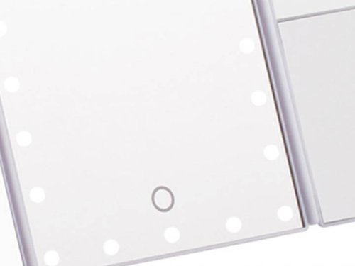 Verk Kozmetické zrkadlo 22 LED, USB biele