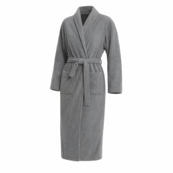 RealG RC-K-2128 Dámske hotelové župany, klasické, sivé
