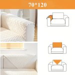 RealG RC-K-1182 Elastický prehoz na pohovku 70 x 120 cm, biely