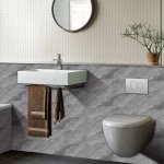 RealG RC-K-1343 Samolepicí stěnové panely PVC 30 x 15 cm, 16 ks, mramor