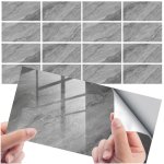 RealG RC-K-1343 Samolepicí stěnové panely PVC 30 x 15 cm, 16 ks, mramor