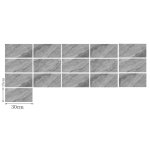 RealG RC-K-1343 Samolepicí stěnové panely PVC 30 x 15 cm, 16 ks, mramor