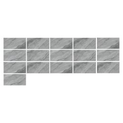 RealG RC-K-1343 Samolepicí stěnové panely PVC 30 x 15 cm, 16 ks, mramor