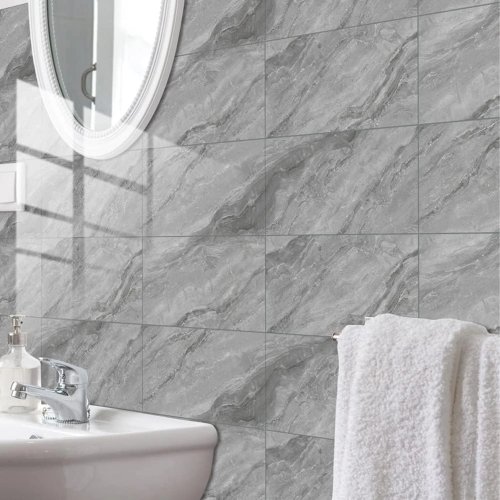 RealG RC-K-1343 Samolepicí stěnové panely PVC 30 x 15 cm, 16 ks, mramor