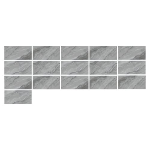 RealG RC-K-1343 Samolepicí stěnové panely PVC 30 x 15 cm, 16 ks, mramor