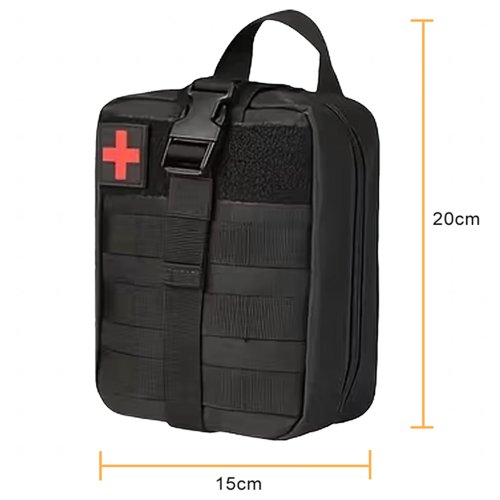 RealG RC-K-271 Lékárnička první pomoci taktická s výbavou, černá