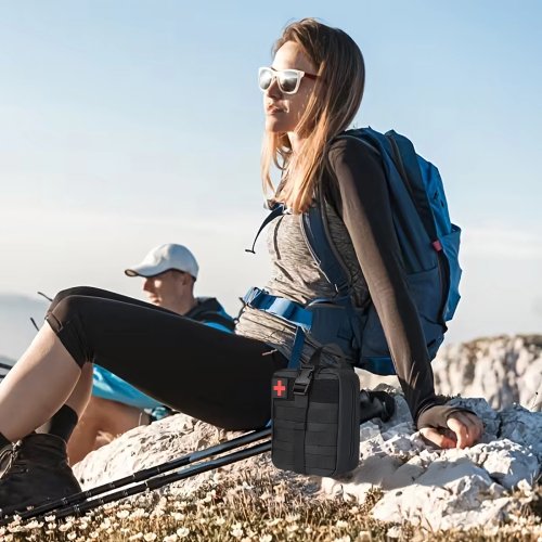 RealG RC-K-271 Lékárnička první pomoci taktická s výbavou, černá