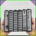 RealG RC-K-1307 Sada magnetických a přesných šroubováků, 128 v 1