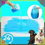 RealG RC-K-1508 Absorpčné podložky na výcvik psov 40 x 60 cm, 50 ks, modré