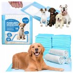 RealG RC-K-1508 Absorpčné podložky na výcvik psov 40 x 60 cm, 50 ks, modré