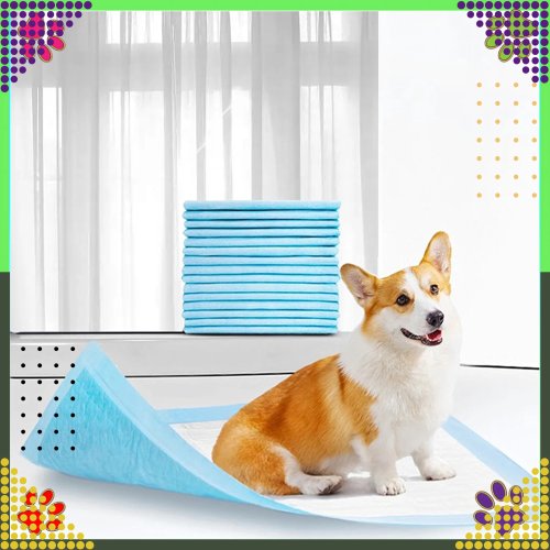 RealG RC-K-1508 Absorpčné podložky na výcvik psov 40 x 60 cm, 50 ks, modré