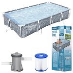 Bestway 561FV Bestway Bazén s rámem 366 x 201 x 66 cm, 4 000 l, 7 v 1