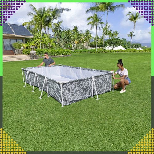 Bestway 561FV Bestway Bazén s rámem 366 x 201 x 66 cm, 4 000 l, 7 v 1