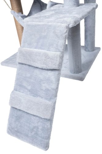 Bauerkraft G-971 Škrabadlo věž pro kočky 4 úrovně, šedé