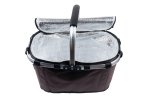 Bauerkraft X-235 Skládací termo košík na piknik a nákupy, 25 l, voděodolný, hnědý