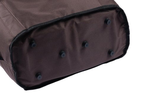 Bauerkraft X-235 Skládací termo košík na piknik a nákupy, 25 l, voděodolný, hnědý