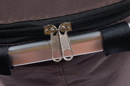 Bauerkraft X-235 Skládací termo košík na piknik a nákupy, 25 l, voděodolný, hnědý