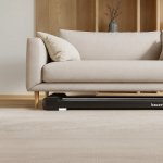 Bauerkraft H-563 Elektrický běžecký pás, LED displej, 90 kg, 6 km/h, černý