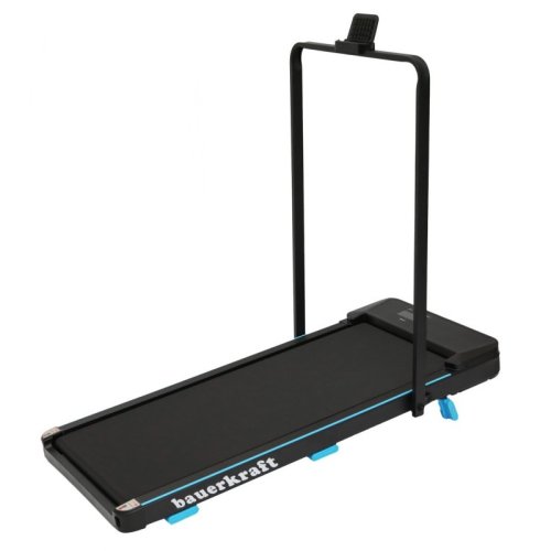 Bauerkraft H-565 Elektrický bežecký pás, skladací, LED displej, držiak na telefón, 90 kg, 10 km/h