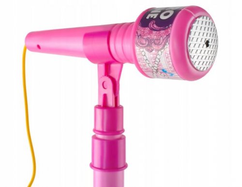 ISO 8235 Mikrofon se stojanem pro MP3 růžová