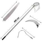 RealG RC-K-2213 Teleskopický česáček na ovoce 400 cm, 4 nástavce