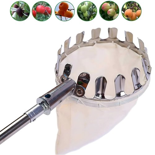 RealG RC-K-2213 Teleskopický česáček na ovoce 400 cm, 4 nástavce