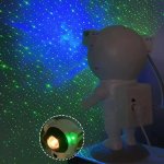 RealG RC-K-1977 Projektor hvězd Astronaut, noční lampička, Bluetooth