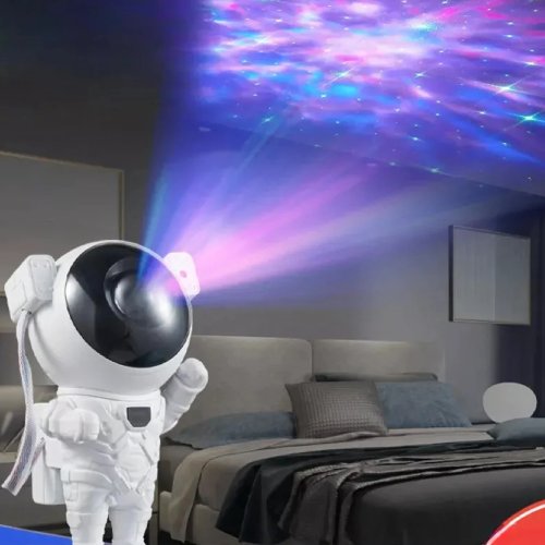 RealG RC-K-1977 Projektor hvězd Astronaut, noční lampička, Bluetooth